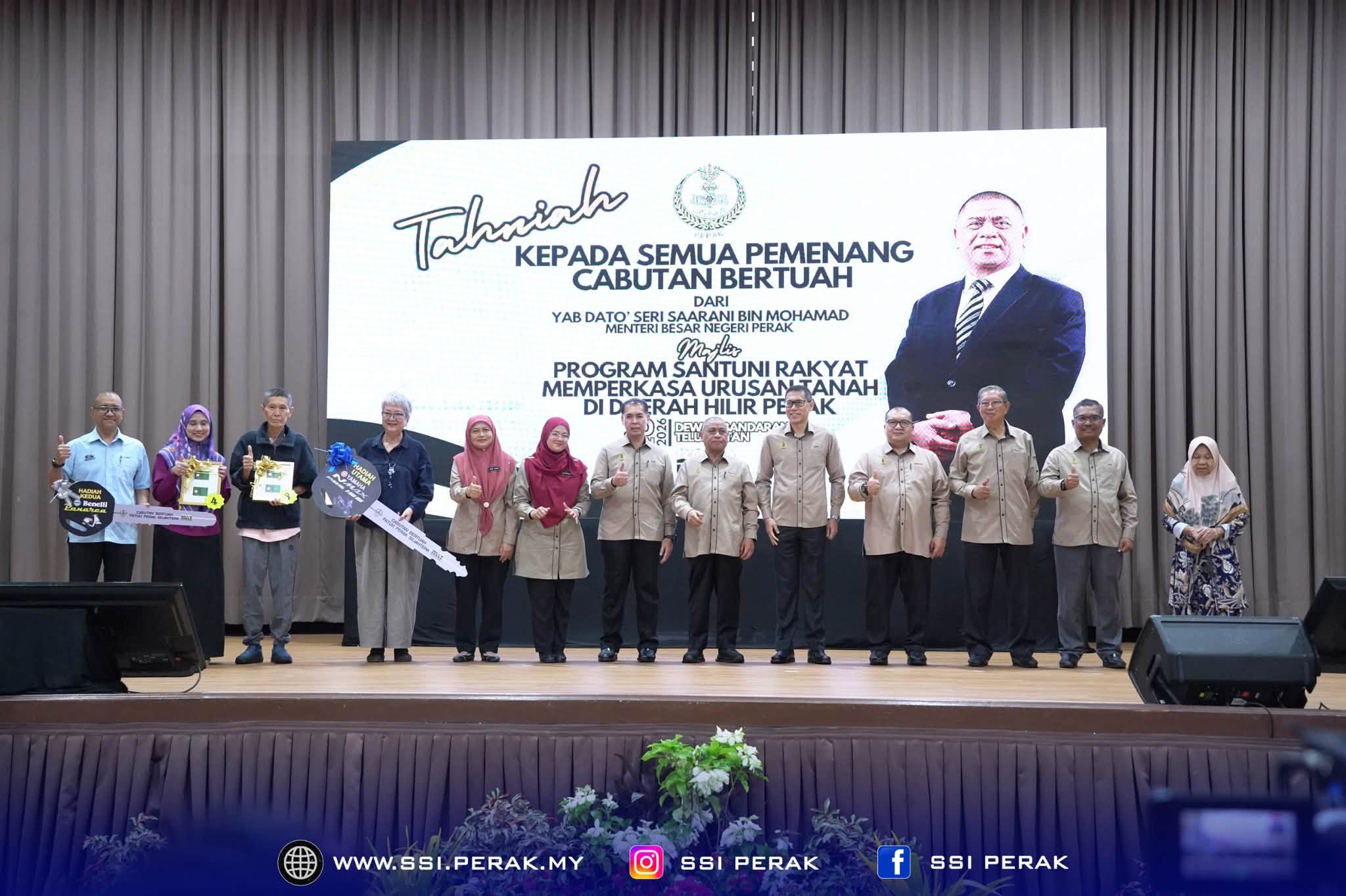PROGRAM SANTUNI RAKYAT, MEMPERKASA URUSAN TANAH DI DAERAH TELUK INTAN 5