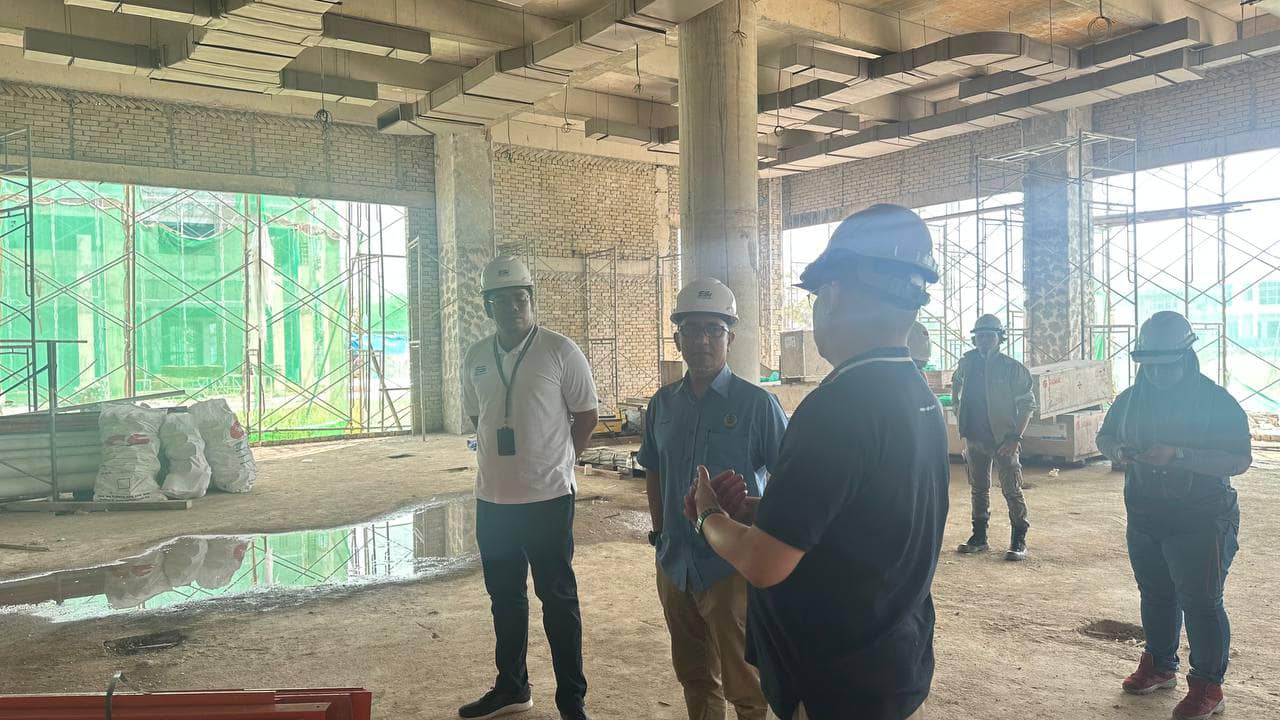 Lawatan Tapak ke Pejabat Baharu Pusat Pentadbiran Daerah 3