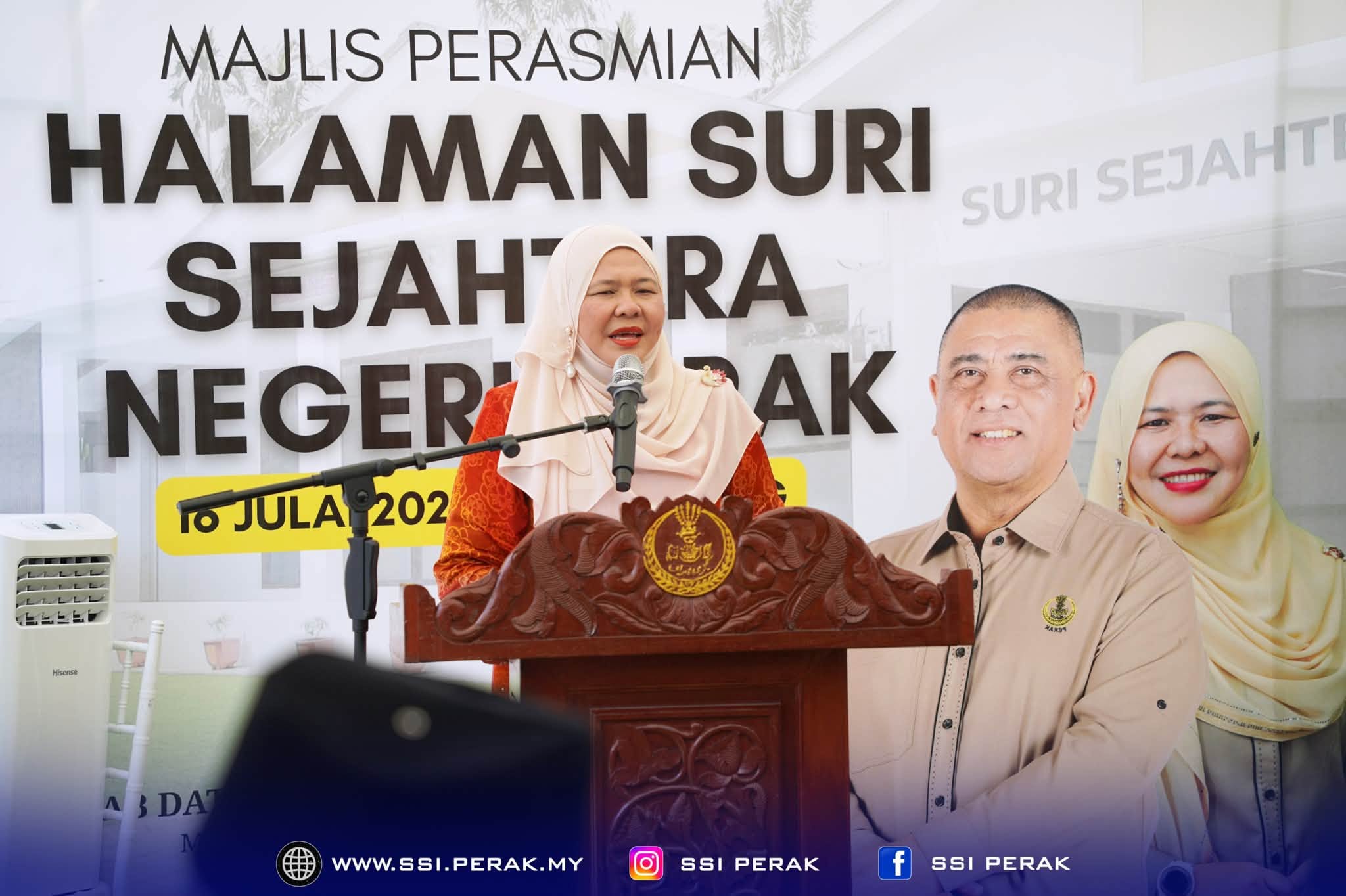 MAJLIS PERASMIAN HALAMAN SURI SEJAHTERA NEGERI PERAK 1