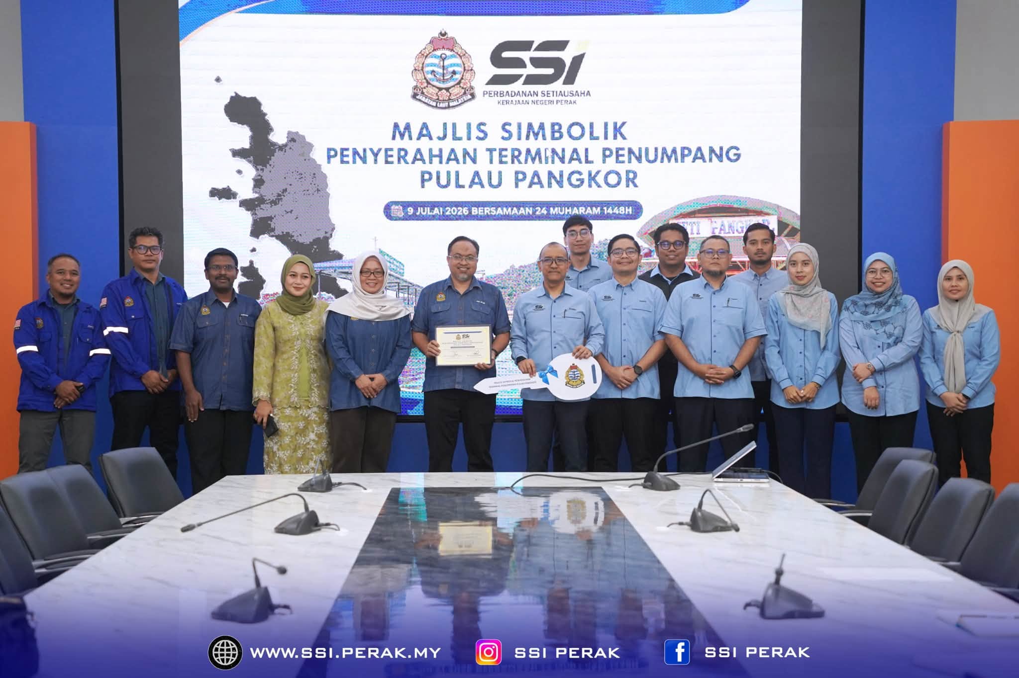 MAJLIS SIMBOLIK PENYERAHAN TERMINAL PENUMPANG PANGKOR 5