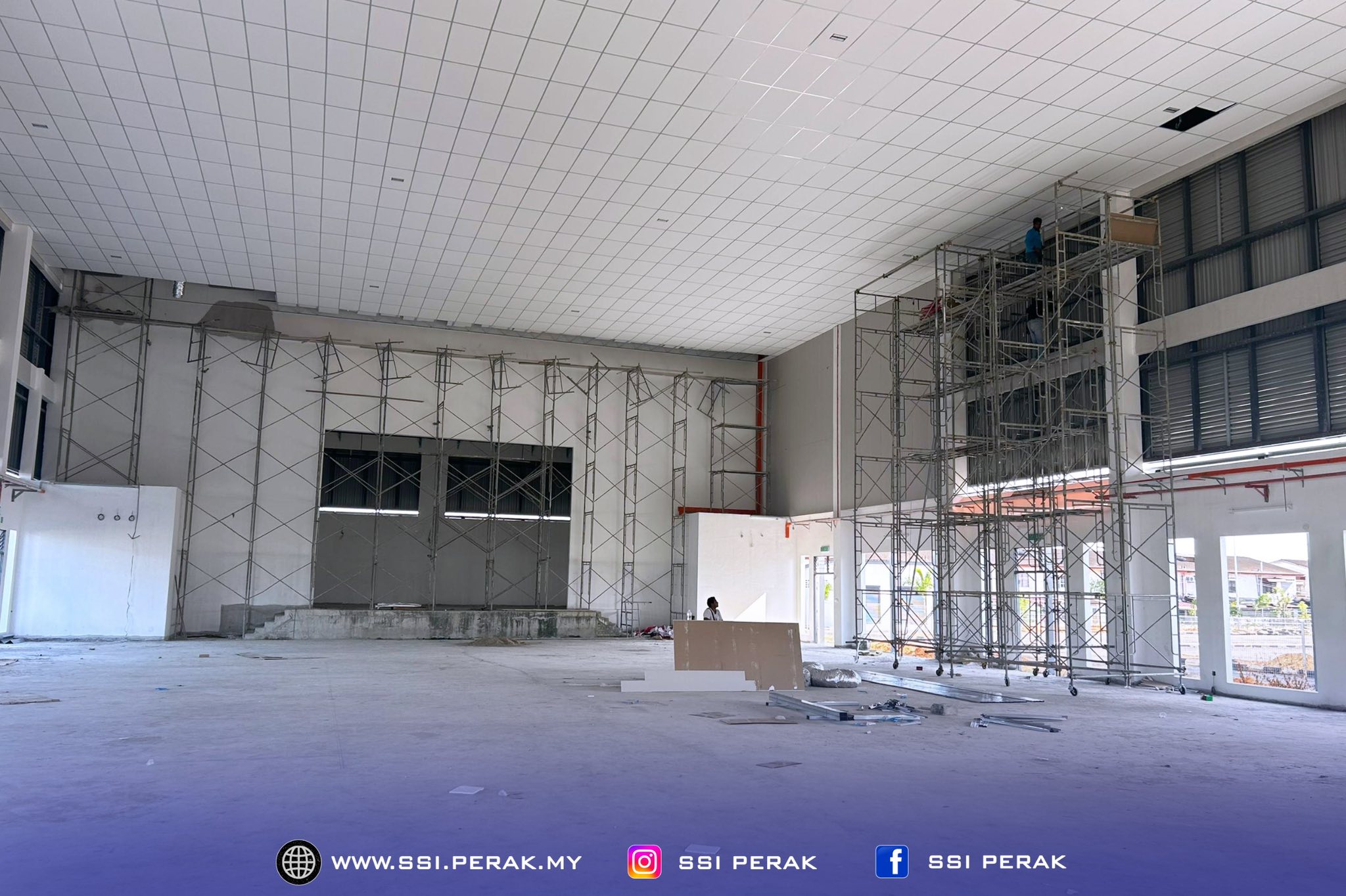 LAWATAN TAPAK DAN SESI PERBINCANGAN KEMAJUAN PEMBINAAN KOMPLEKS PENTADBIRAN DAERAH KERIAN 6