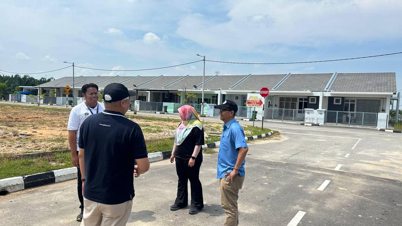 Lawatan Tapak ke Pejabat Baharu Pusat Pentadbiran Daerah 1