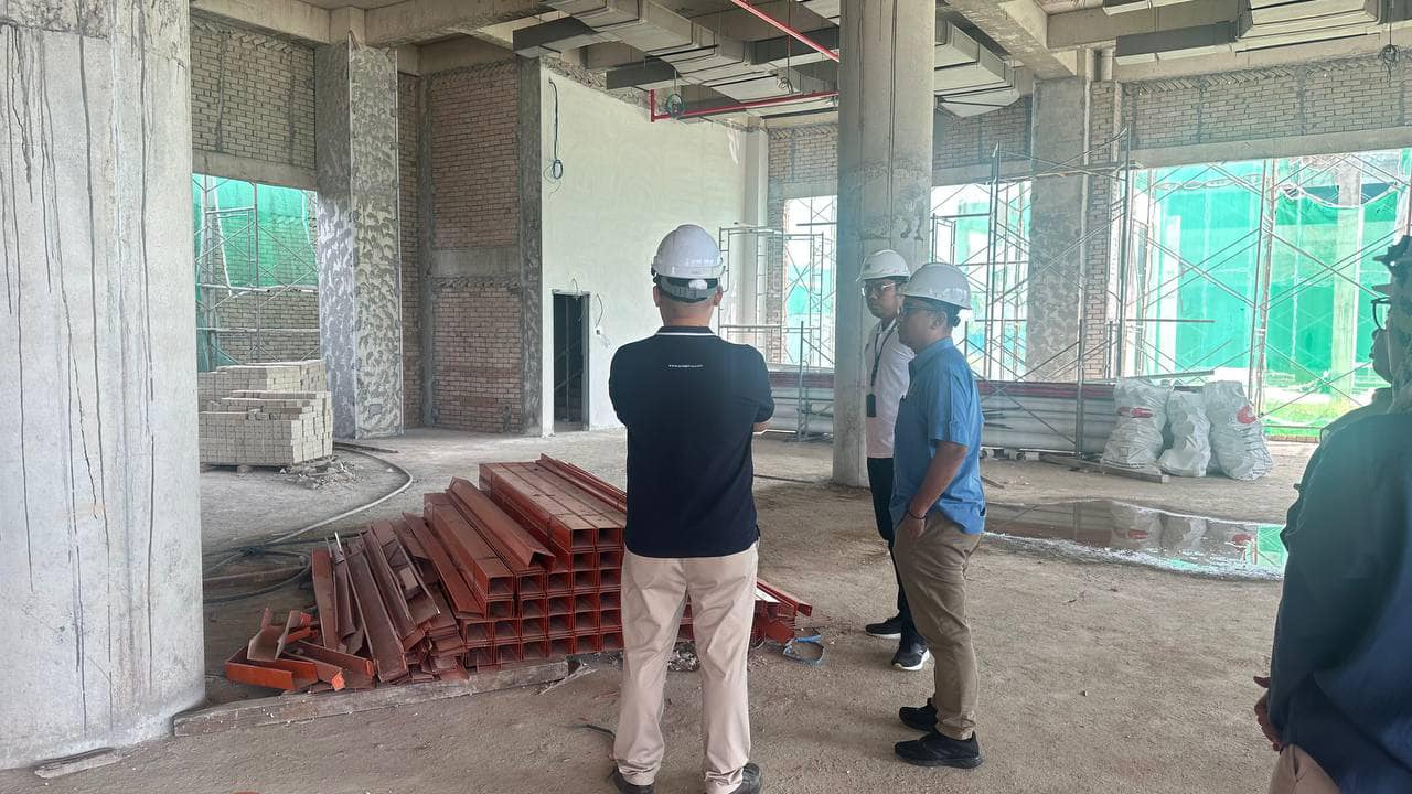 Lawatan Tapak ke Pejabat Baharu Pusat Pentadbiran Daerah 2