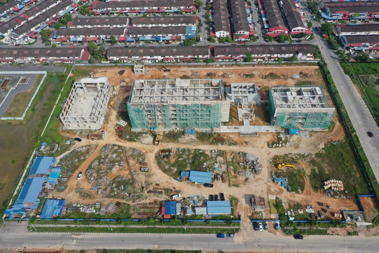 Lawatan Tapak ke Pejabat Baharu Pusat Pentadbiran Daerah 4