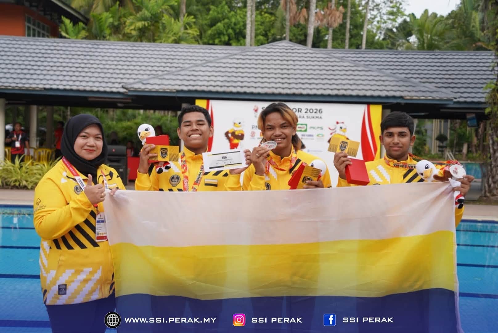 SKUAD MENEMBAK PERAK AKHIRI SAINGAN SUKMA XXII DENGAN PENCAPAIAN CEMERLANG 3