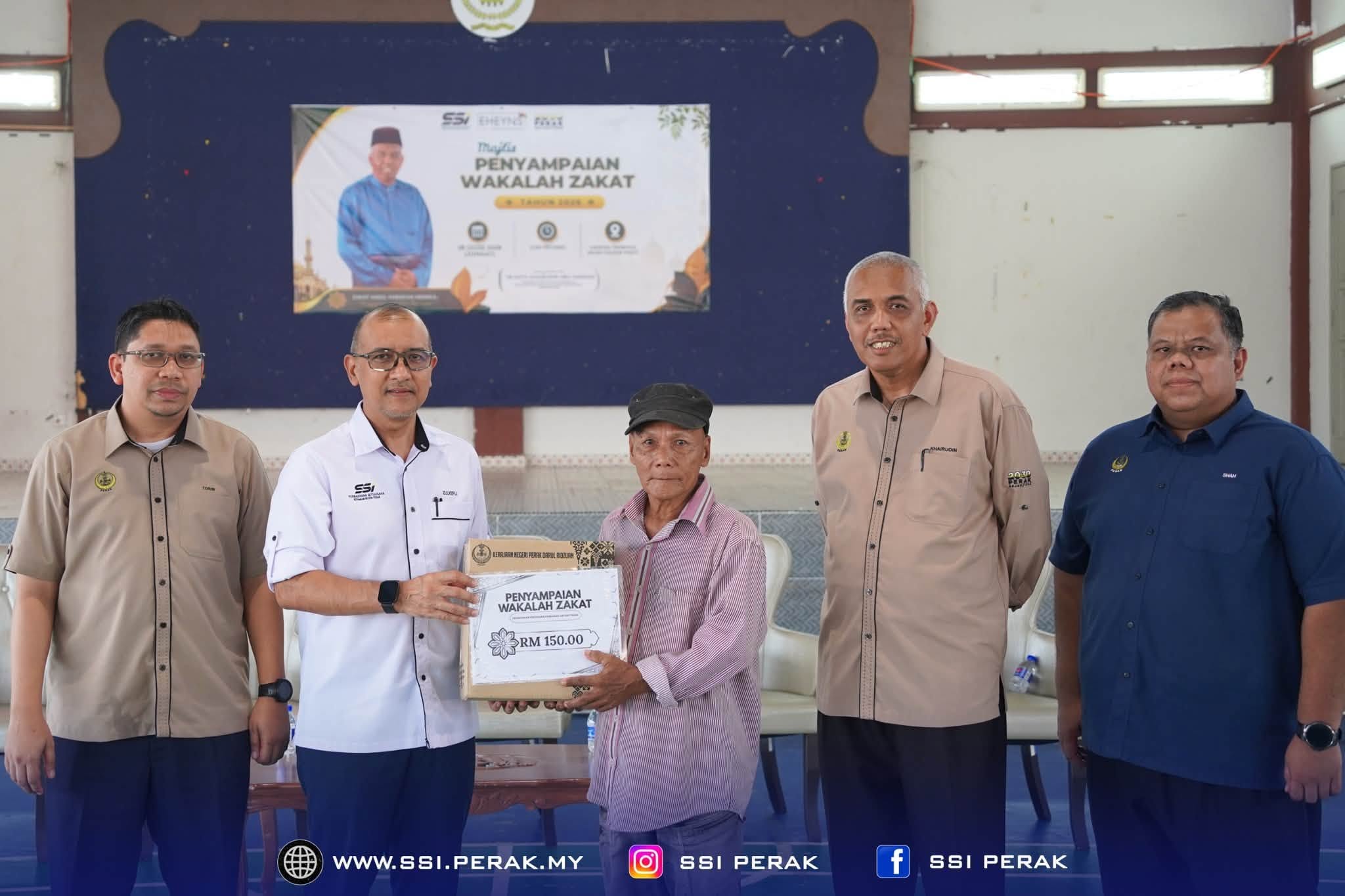 SSI PERAK SALUR SUMBANGAN ZAKAT WAKALAH KEPADA MASYARAKAT8